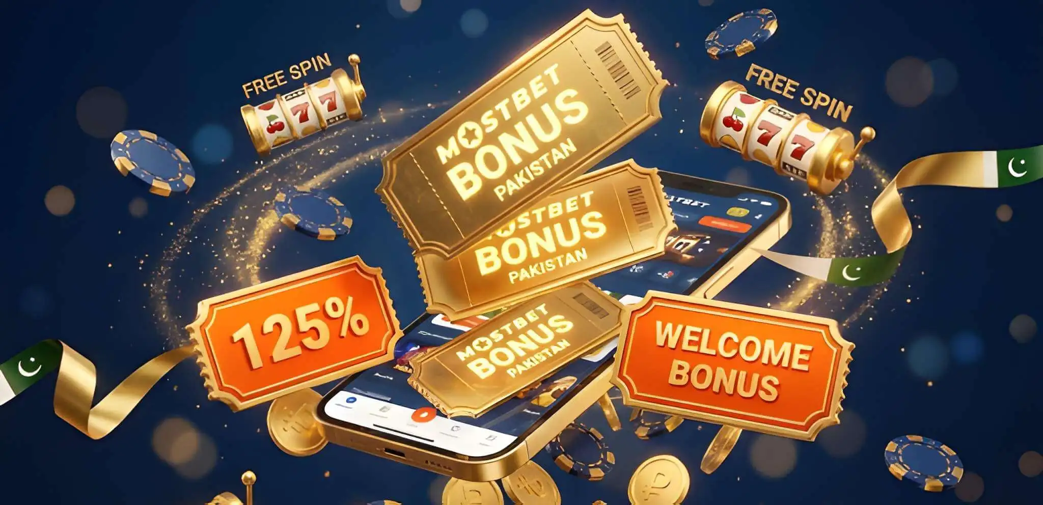 WELCOME BONUS 125% up to PKR 50,000 and 250 FS